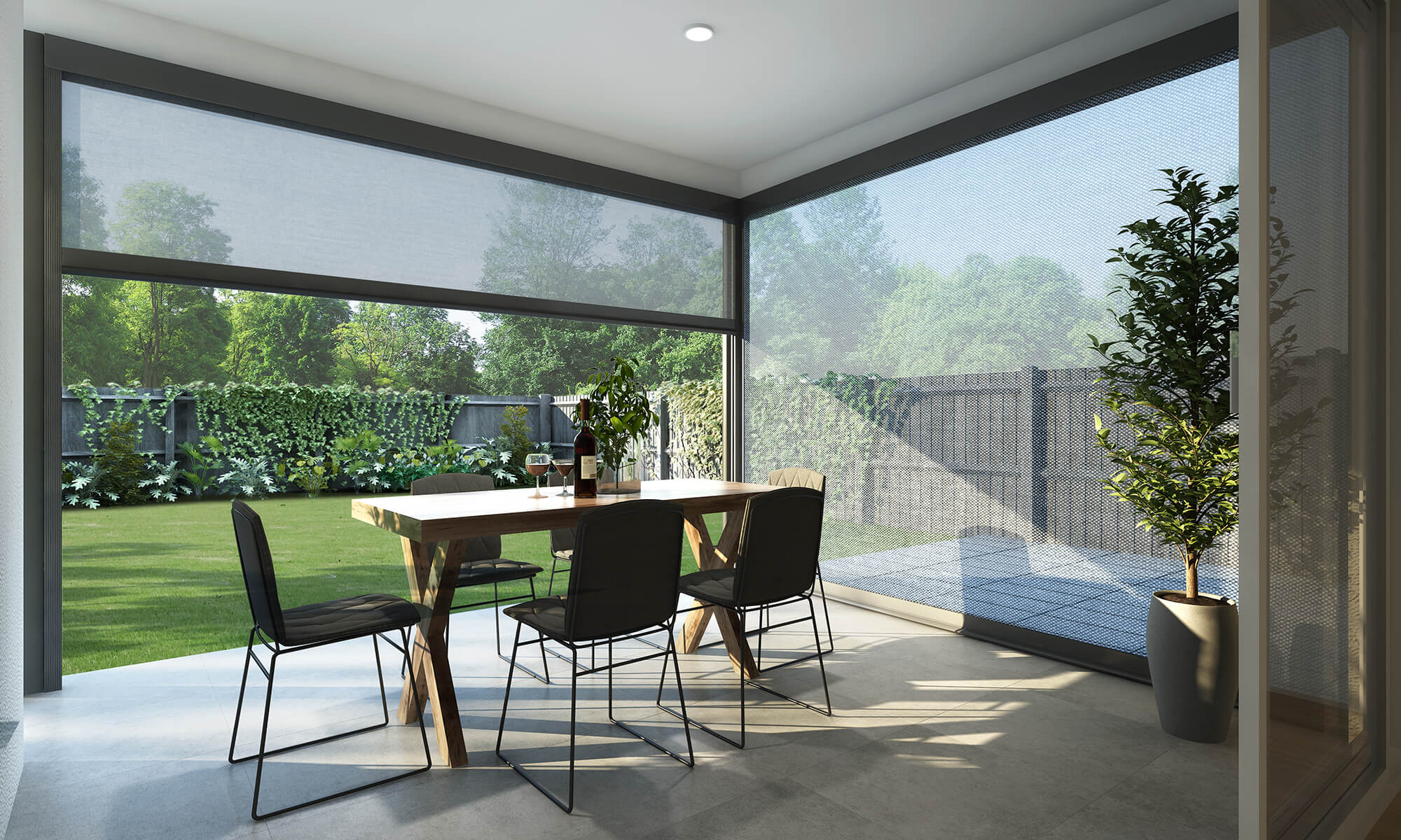 Zip Screen Outdoor Shades Redcliffe & Brisbane Northside